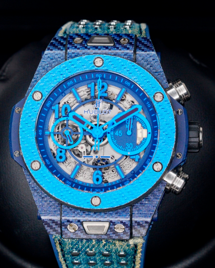 Hublot Big Bang Unico "Italia Independent" L.E. 45MM Skeleton Dial Textile Strap (411.YL.5190.NR.ITI15)