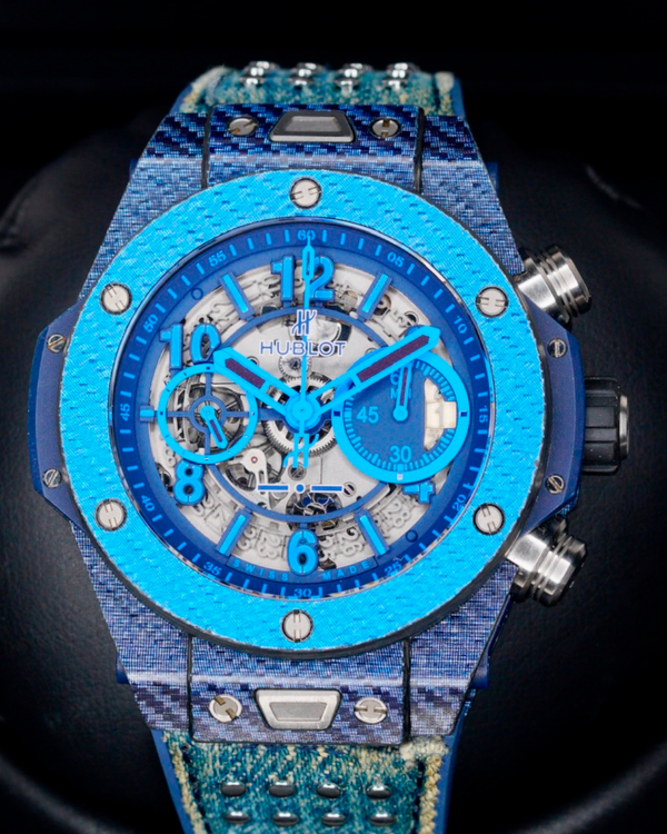 Hublot Big Bang Unico "Italia Independent" L.E. 45MM Skeleton Dial Textile Strap (411.YL.5190.NR.ITI15)