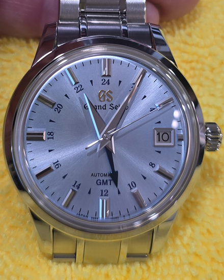 No Reserve - 2024 Grand Seiko Elegance Collection GMT 25th Anniversary L .E. 39.5MM Blue Dial Steel Bracelet (SBGM253G)