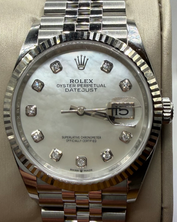 2026 Rolex Datejust 36MM Mother of Pearl Dial Jubilee Bracelet (126234)