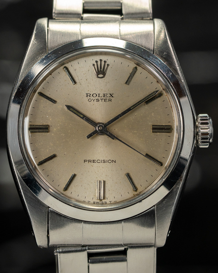 1967 Rolex Oyster Precision 34MM Silver Dial Oyster Bracelet (6427)