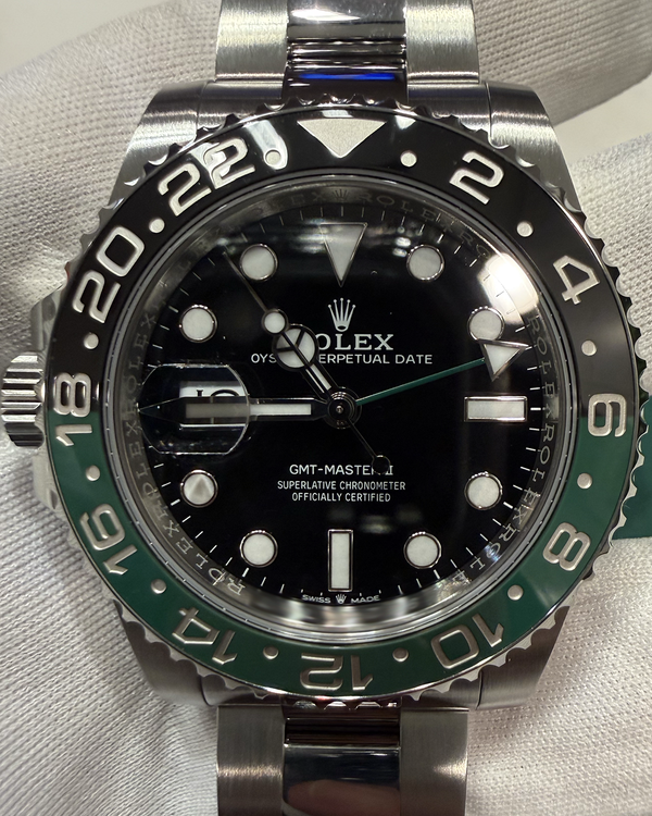 2026 Rolex GMT-Master II "Sprite" 40MM Black Dial Oyster Bracelet (126720VTNR)