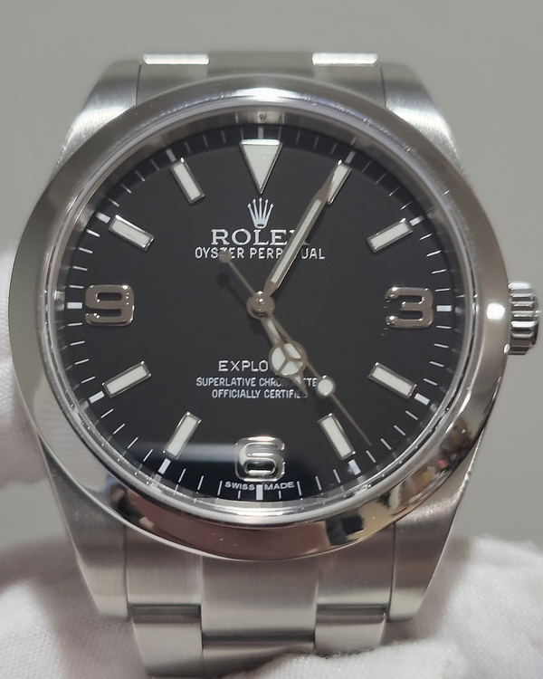 2011 Rolex Explorer 39MM Black Dial Oyster Bracelet (214270)