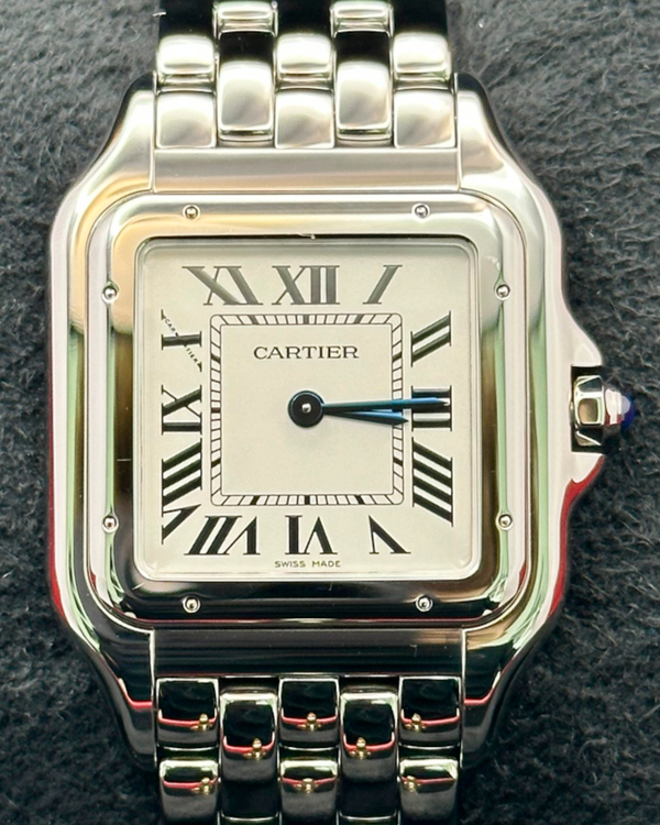 2025 Cartier Panthère De Cartier 31MM Quartz White Dial Steel Bracelet (WSPN0016)