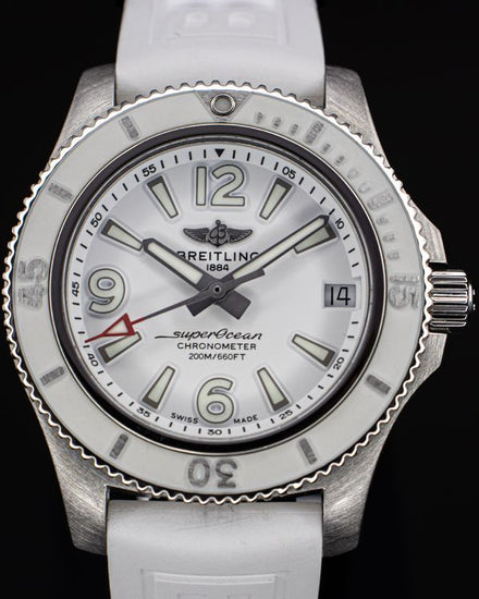 2020 Breitling Superocean II 36MM White Dial Rubber Strap (A17316)