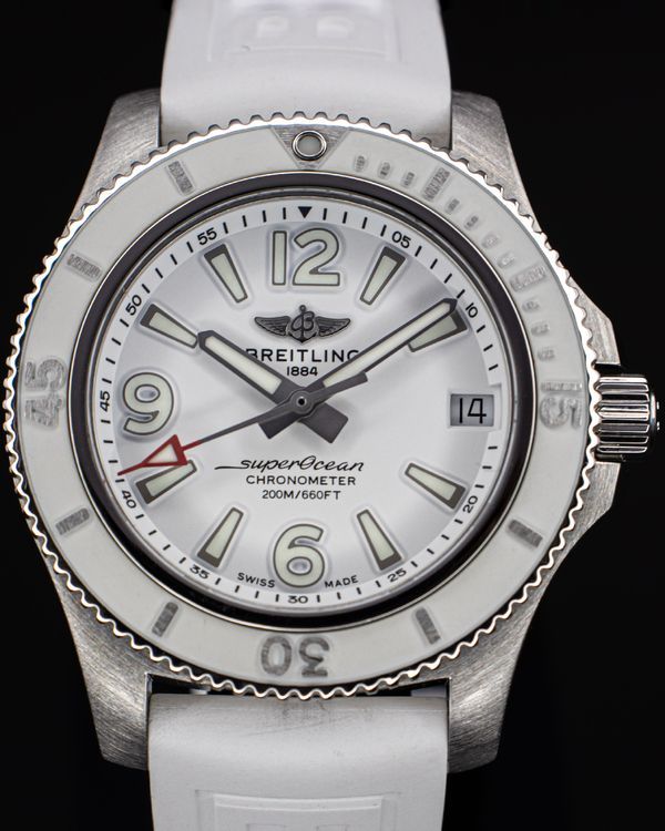 2020 Breitling Superocean II 36MM White Dial Rubber Strap (A17316)