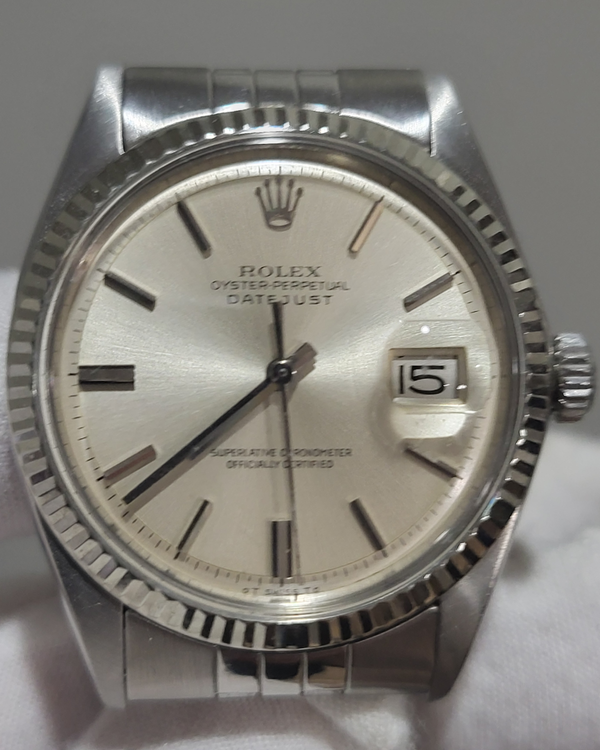 1972 Rolex Datejust 36MM Silver Dial Jubilee Bracelet (16014)