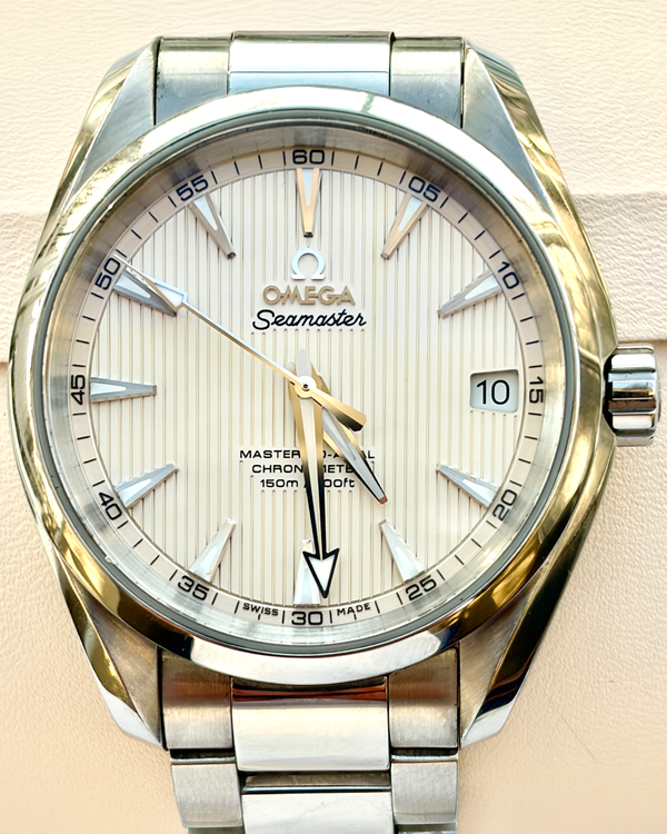 No Reserve - 2019 Omega Seamaster Aqua Terra 150M 38.5MM Silver Dial Steel Bracelet (231.10.39.21.02.002)