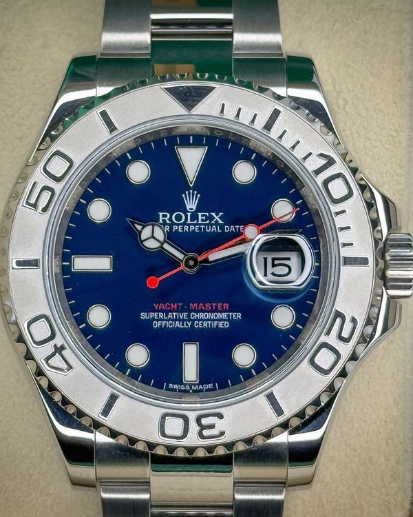 2016 Rolex Yacht-Master 40MM Blue Dial Oyster Bracelet (116622)
