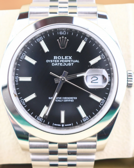 2021 Rolex Datejust 41MM Black Dial Jubilee Bracelet (126300)