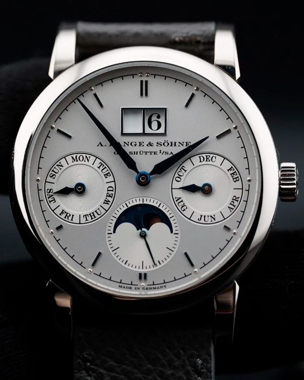 2020 A. Lange & Söhne Saxonia 38.5MM Silver Dial Leather Strap (330.026)