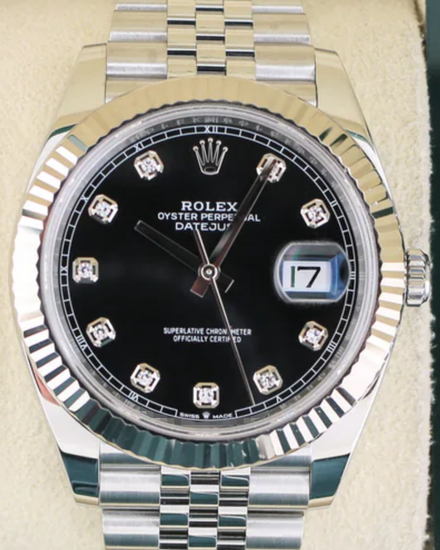 2024 Rolex Datejust 41MM Black Dial Jubilee Bracelet (126334)
