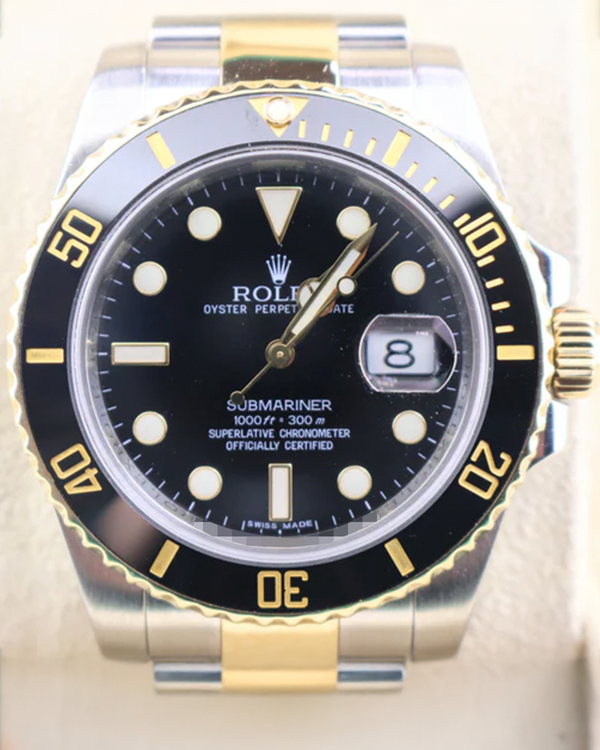 Rolex Submariner Date 40MM Black Dial Two-Tone Oyster Bracelet (116613)