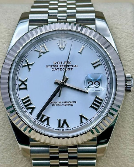 Rolex Datejust 41MM White Dial Jubilee Bracelet (126334)