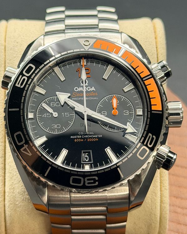 2024 Omega Seamaster Planet Ocean 600M 45.5MM Black Dial Steel Bracelet (215.30.46.51.01.002)