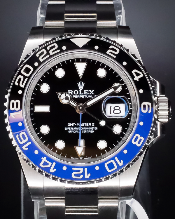 2025 Rolex GMT-Master II "Batman" 40MM Black Dial Oyster Bracelet (126710BLNR)