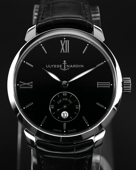 2025 Ulysse Nardin Classico L.E. 40MM Black Dial Leather Strap (3203-136-2/32)
