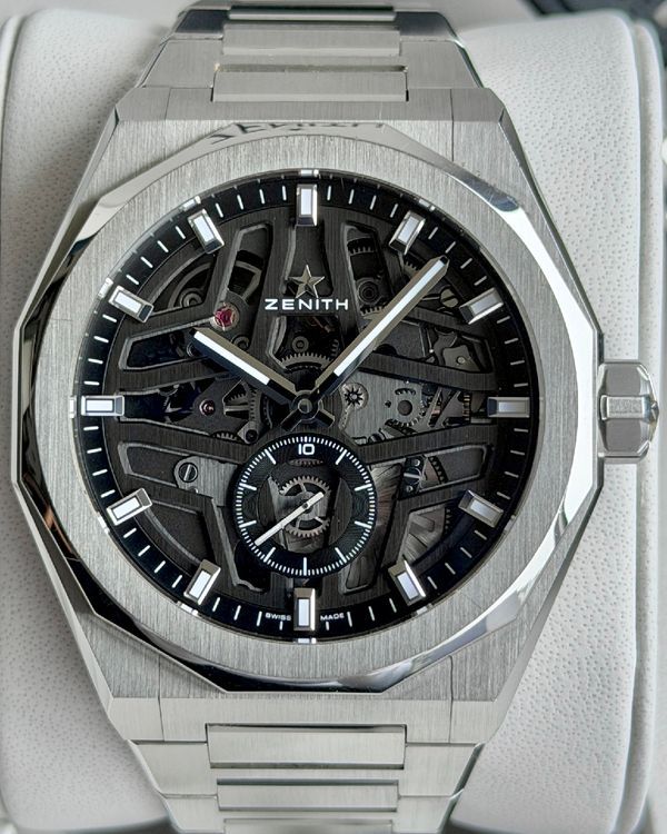 2024 Zenith Defy Skyline 41MM Skeleton Dial Steel Bracelet (03.9300.3620/78.I001)