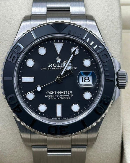 2026 Rolex Yacht-Master 42MM Black Dial Titanium Oyster Bracelet (226627)