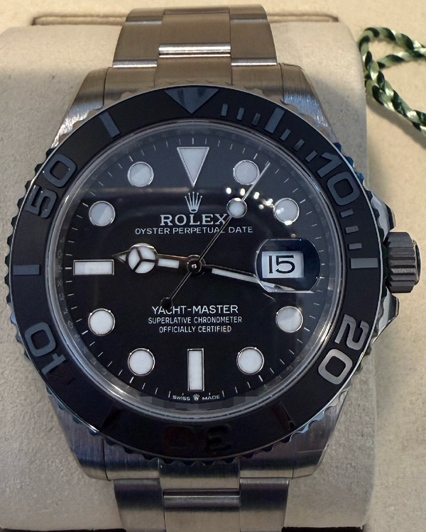 2025 Rolex Yacht-Master 42MM Black Dial Titanium Oyster Bracelet (226627)