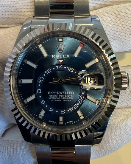 2023 Rolex Sky-Dweller 42MM Blue Dial Oyster Bracelet (326934)