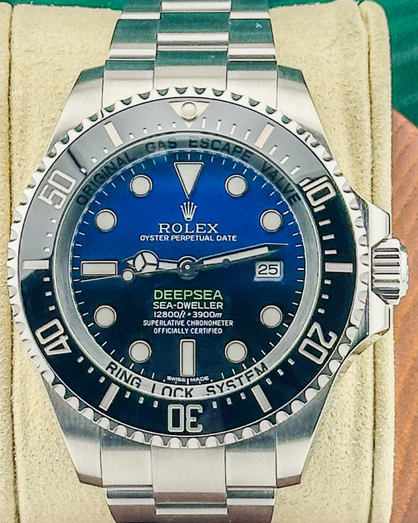 No Reserve - 2017 Rolex Sea-Dweller Deepsea "James Cameron" 44MM Blue Dial Oyster Bracelet (116660)
