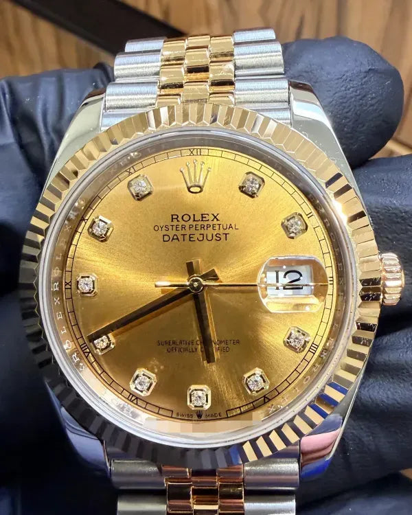 2019 Rolex Datejust 41MM Champagne Dial Two-Tone Jubilee Bracelet (126333)