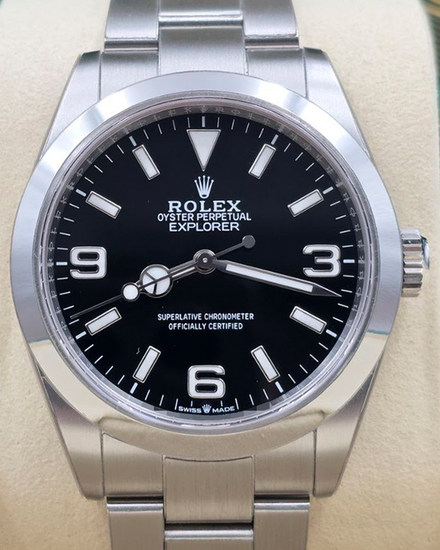 2025 Rolex Explorer 40MM Black Dial Oyster Bracelet (224270)