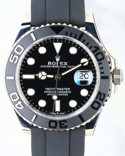 Rolex Yacht-Master 42MM Black Dial Rubber Strap (226659)