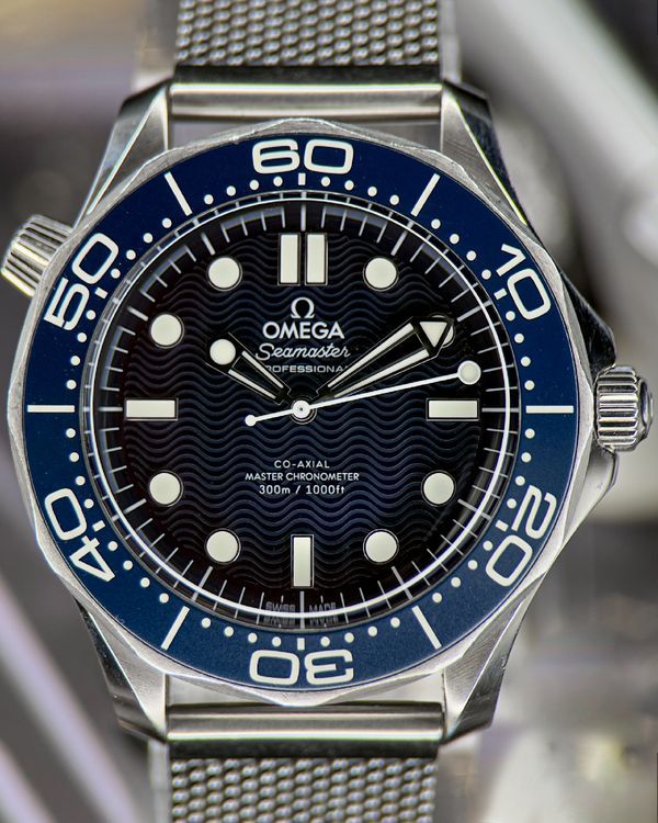 2025 Omega Seamaster Diver 300M "James Bond 60th Anniversary" 42MM Blue Dial Steel Bracelet (210.30.42.20.03.002)