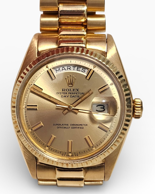 Rolex Day-Date 36MM Champagne Dial Yellow Gold President Bracelet (1803)