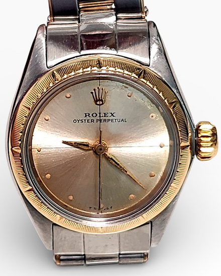 Rolex Oyster Perpetual Lady 26MM Silver Dial Two-Tone Oyster Bracelet (6621)
