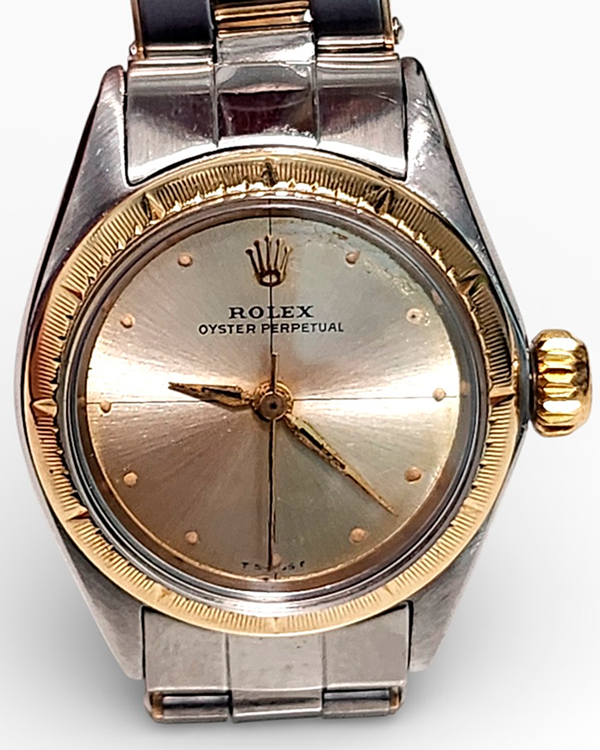 Rolex Oyster Perpetual Lady 26MM Silver Dial Two-Tone Oyster Bracelet (6621)