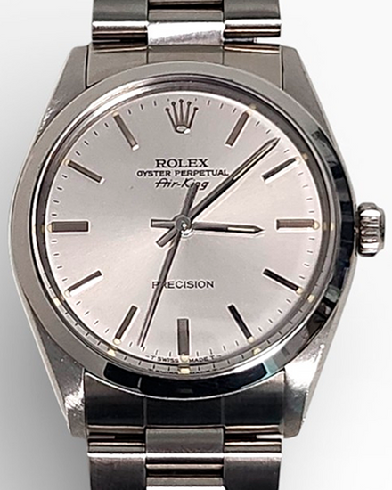 Rolex Air-King 34MM Silver Dial Oyster Bracelet (5500)