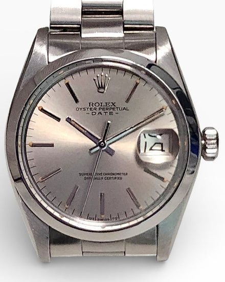 1979 Rolex Oyster Perpetual Date 34MM Silver Dial Oyster Bracelet (1500)