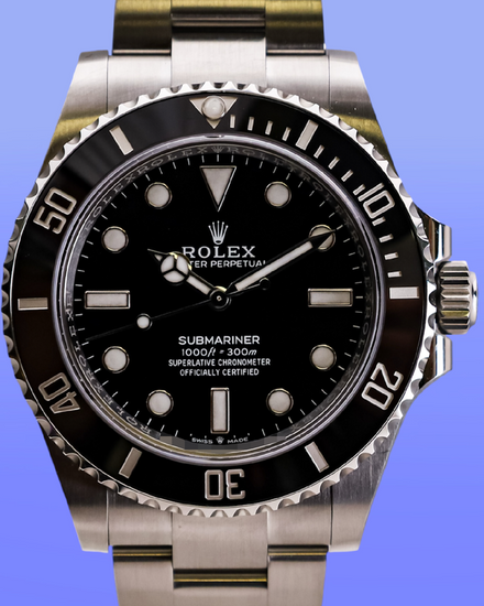 No Reserve - 2025 Rolex Submariner No-Date 41MM Black Dial Oyster Bracelet (124060)