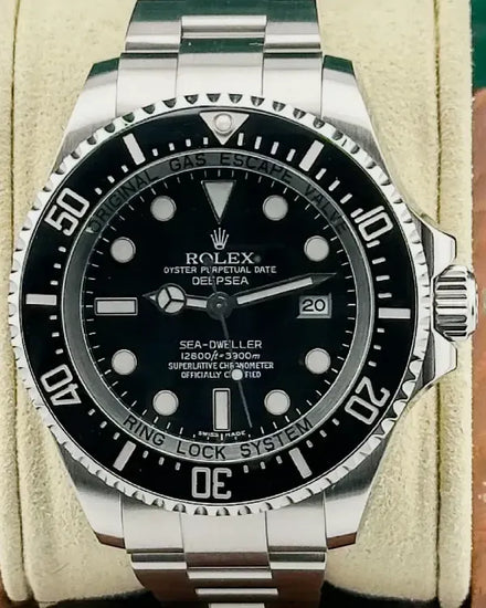 No Reserve - 2009 Rolex Sea-Dweller Deepsea 44MM Black Dial Oyster Bracelet (116660)