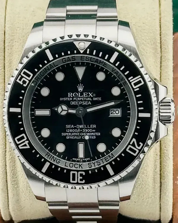 2009 Rolex Sea-Dweller Deepsea 44MM Black Dial Oyster Bracelet (116660)
