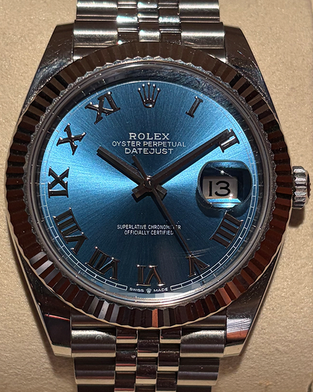 2023 Rolex Datejust 41MM Blue Dial Jubilee Bracelet (126334)