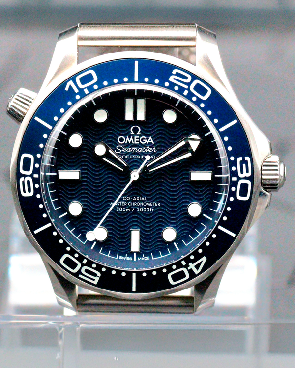 No Reserve - 2023 Omega Seamaster Diver 300M "James Bond 60th Anniversary" 42MM Blue Dial Steel Bracelet (210.30.42.20.03.002)