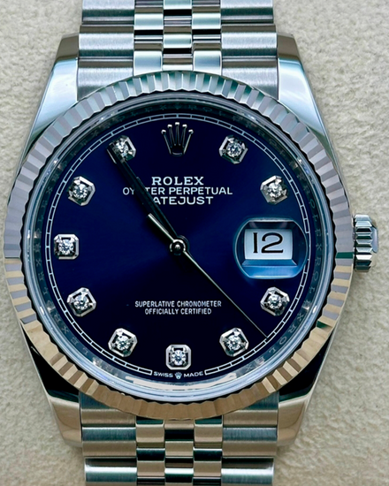 2021 Rolex Datejust 36MM Blue Dial Jubilee Bracelet (126234)