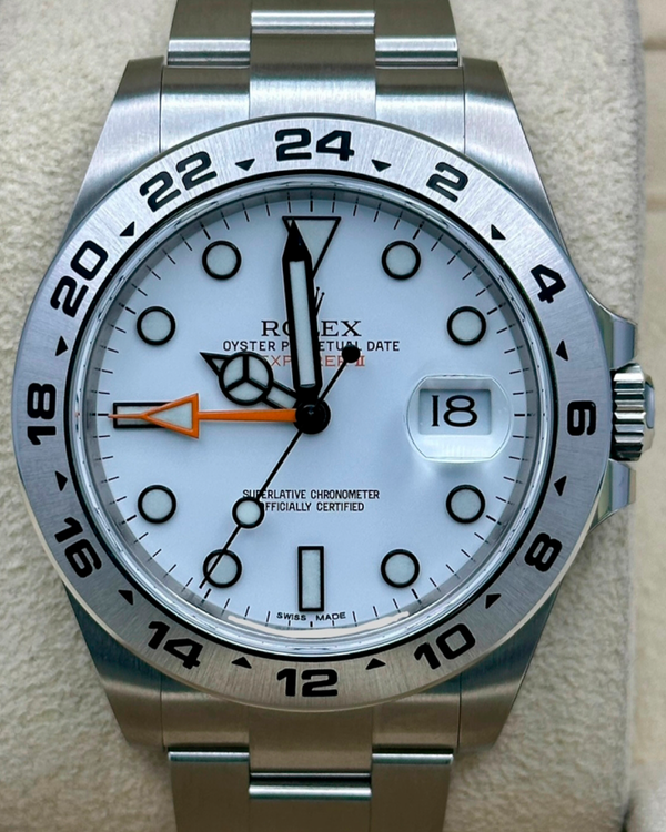 2021 Rolex Explorer II "Polar" 42MM White Dial Oyster Bracelet (216570)