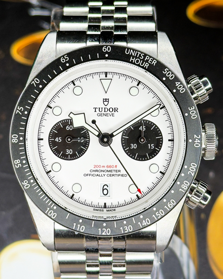 2026 Tudor Black Bay Chrono "Panda" 41MM White Dial Steel Bracelet (79360N)