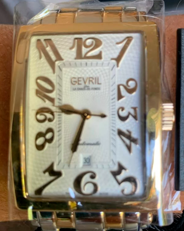 2024 Gevril Avenue Of America 44MM White Dial Steel Bracelet (15005B)