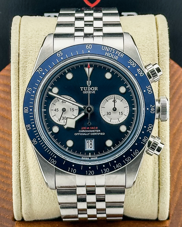 No Reserve - 2025 Tudor Black Bay Chrono 41MM Blue Dial Steel Bracelet (79360B)