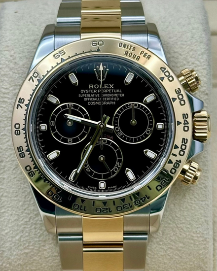2020 Rolex Cosmograph Daytona 40MM Black Dial Two-Tone Oyster Bracelet (116503)