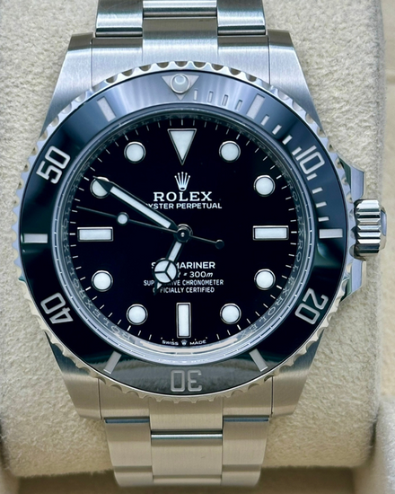 2021 Rolex Submariner No-Date 41MM Black Dial Oyster Bracelet (124060)