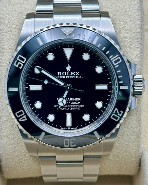 2021 Rolex Submariner No-Date 41MM Black Dial Oyster Bracelet (124060)