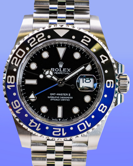 2025 Rolex GMT-Master II "Batgirl" 40MM Black Dial Jubilee Bracelet (126710BLNR)