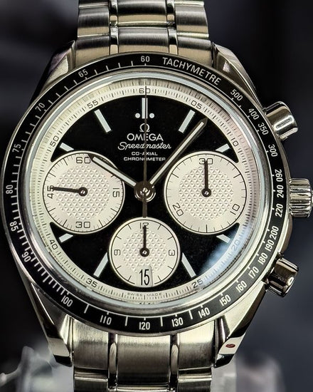 2018 Omega Speedmaster Racing 40MM Black Dial Steel Bracelet (326.30.40.50.01.002)